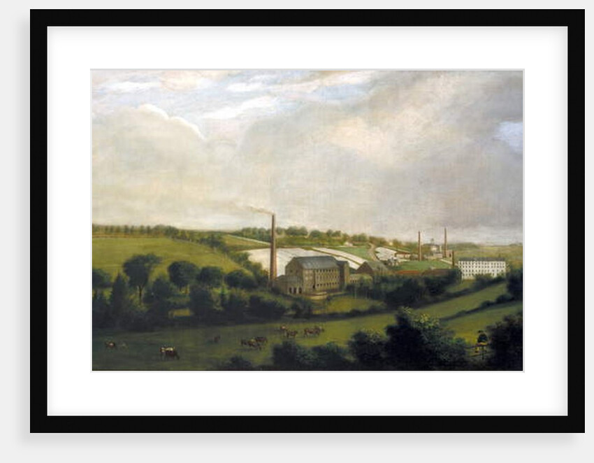 Linen Mill at Chapelizod, near Lucan, Dublin, Ireland, c.1840 by English School