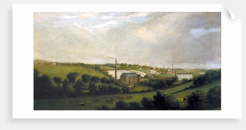Linen Mill at Chapelizod, near Lucan, Dublin, Ireland, c.1840 by English School
