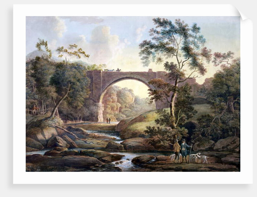 View of Tanfield Arch in the County of Durham, c.1811 by James Atkinson