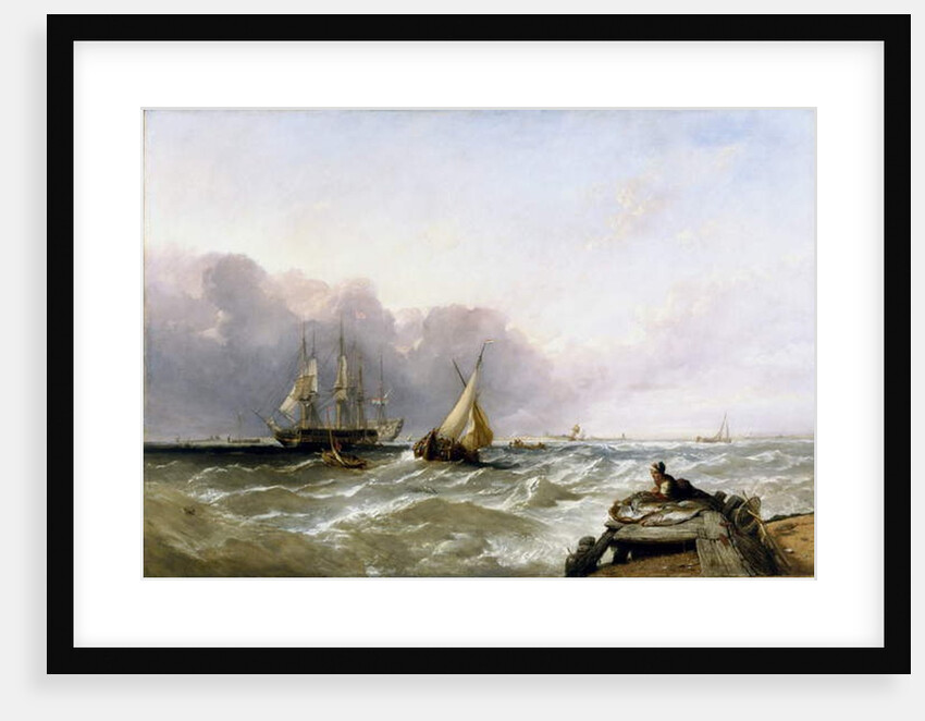Shipping Off the Dutch Coast, c.1830 by William Clarkson Stanfield