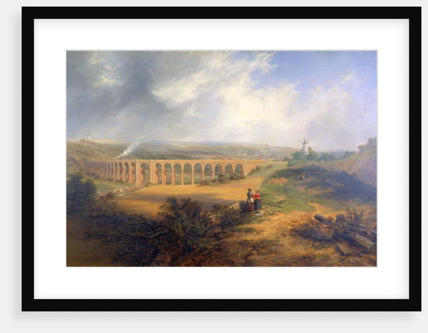 Rastrick's viaduct, London Road, Brighton by John Wilson Carmichael