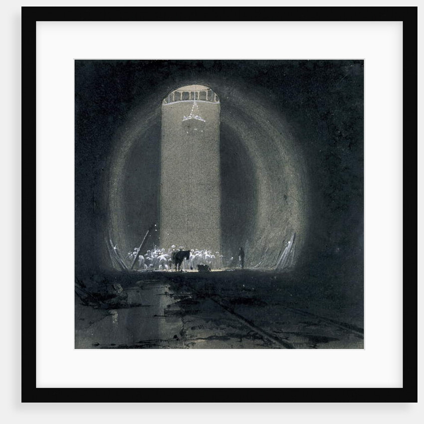 Working shaft, Kilsby Tunnel, Northamptonshire, 8th July 1837 by John Cooke Bourne