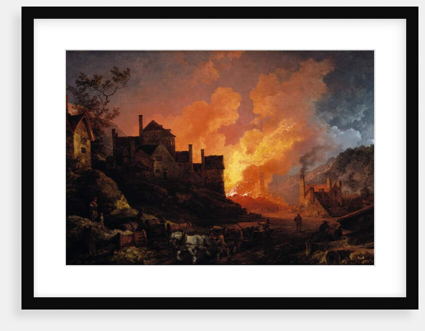 Coalbrookdale by Night, 1801 by Philip James de Loutherbourg