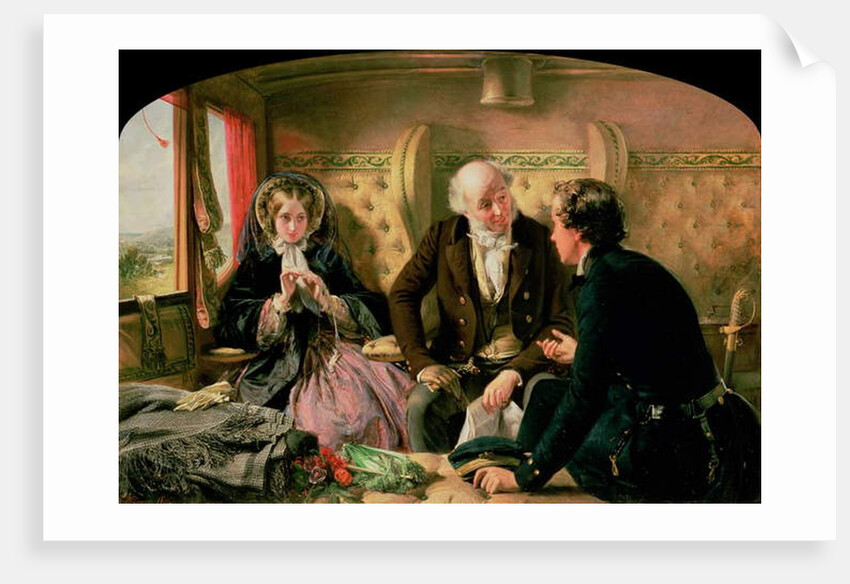 First Class - The Meeting, c.1854 by Abraham Solomon