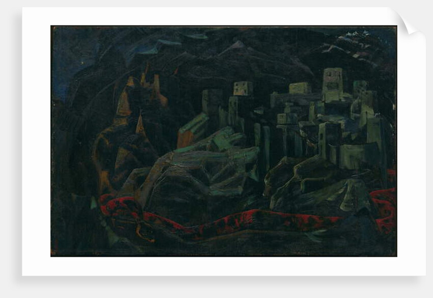 The Dead City, 1918 by Nicholas Roerich