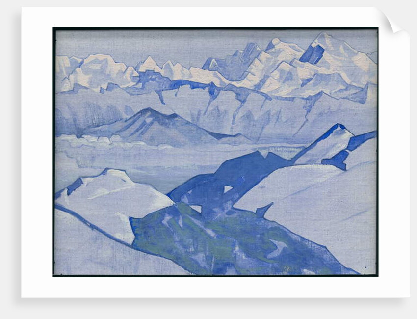 Everest Range, 'Himalayan' series, 1924 by Nicholas Roerich