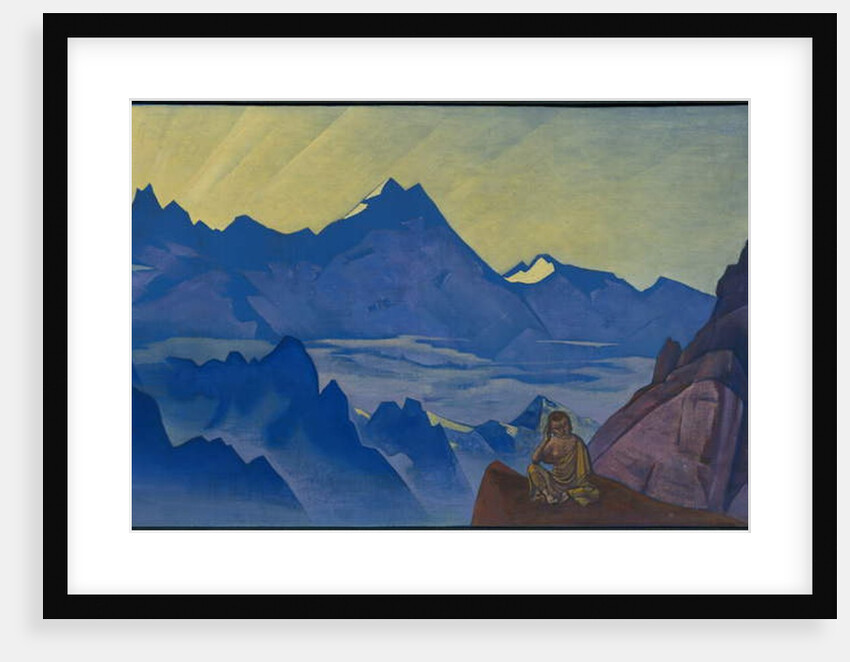 Milarepa, the One Who Harkened, 'Banners of the East' series, 1925 by Nicholas Roerich