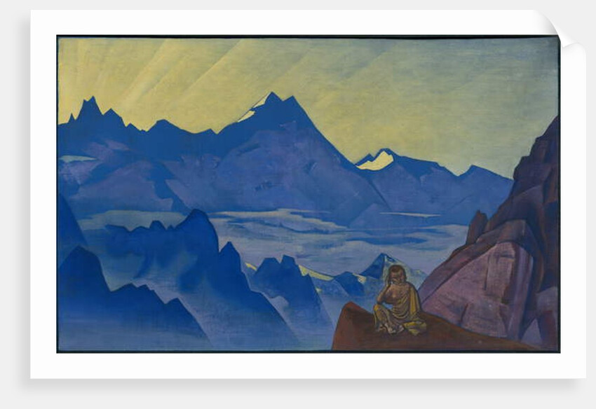 Milarepa, the One Who Harkened, 'Banners of the East' series, 1925 by Nicholas Roerich