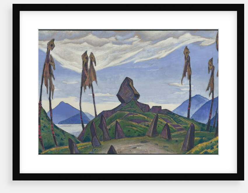 Backdrop for Stravinsky's ballet, 'Le Sacre du Printemps', 1930 by Nicholas Roerich