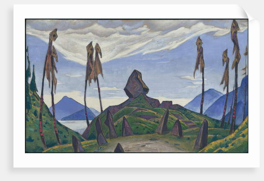 Backdrop for Stravinsky's ballet, 'Le Sacre du Printemps', 1930 by Nicholas Roerich