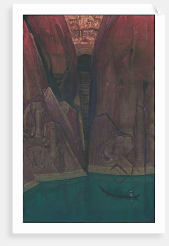 Ashram, 'Ashrams' series, 1931 by Nicholas Roerich