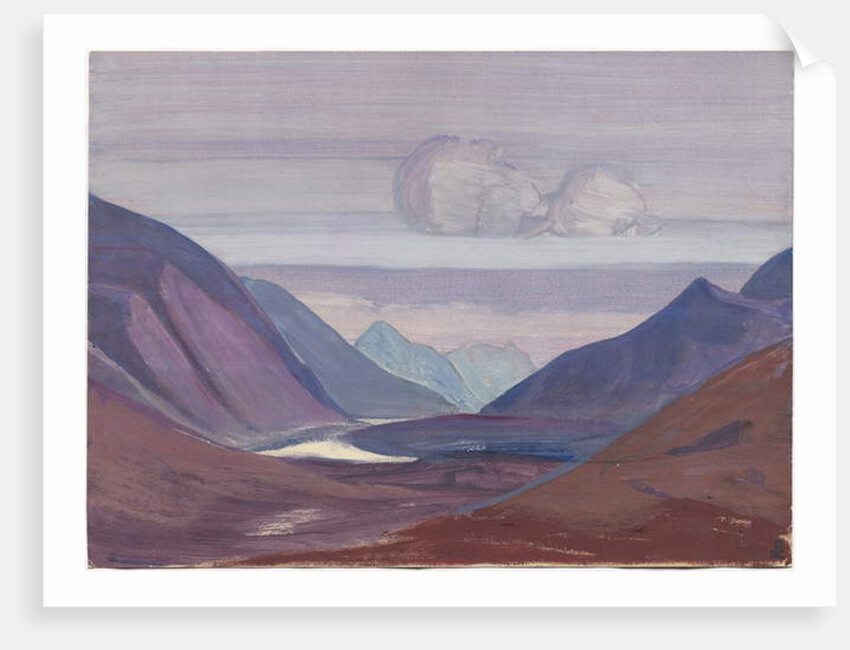 Chandra River, study, 1931 by Nicholas Roerich