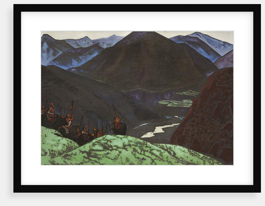 The Host of Gesar Khan, 1931 by Nicholas Roerich