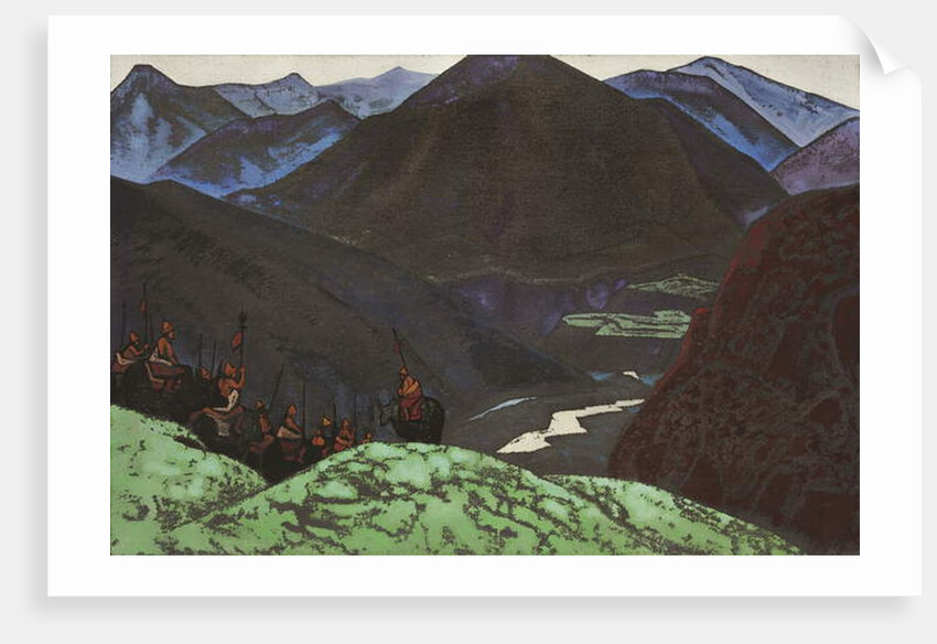 The Host of Gesar Khan, 1931 by Nicholas Roerich