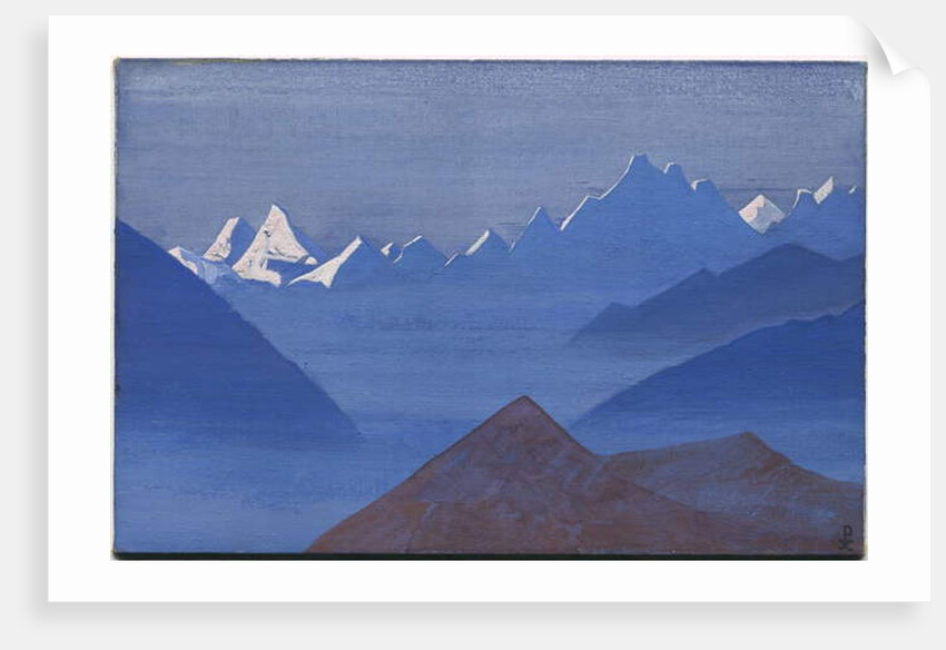 Sunset, 'Kuluta' series, 1931 by Nicholas Roerich