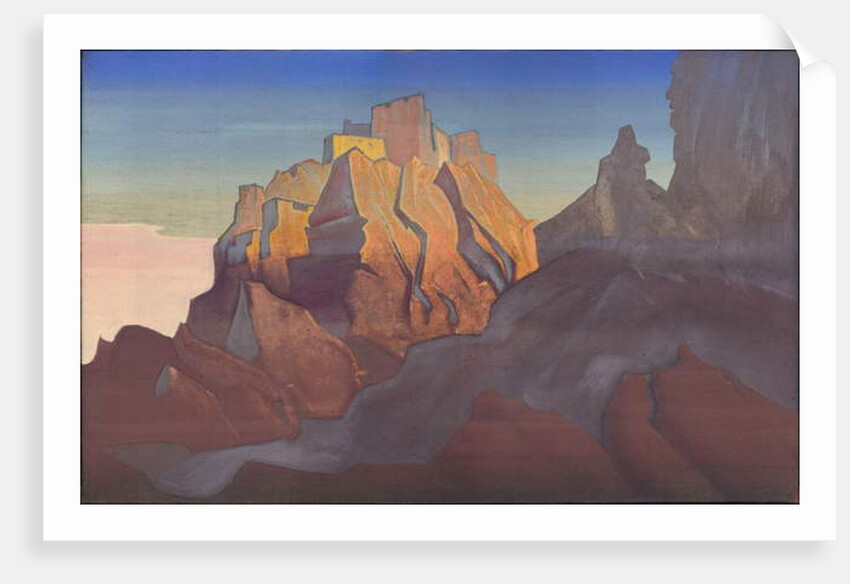 Tibetan Stronghold, 1932 by Nicholas Roerich