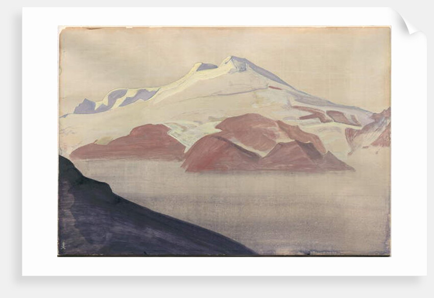 Elbrus, Caucasus, album leaf, 1933 by Nicholas Roerich