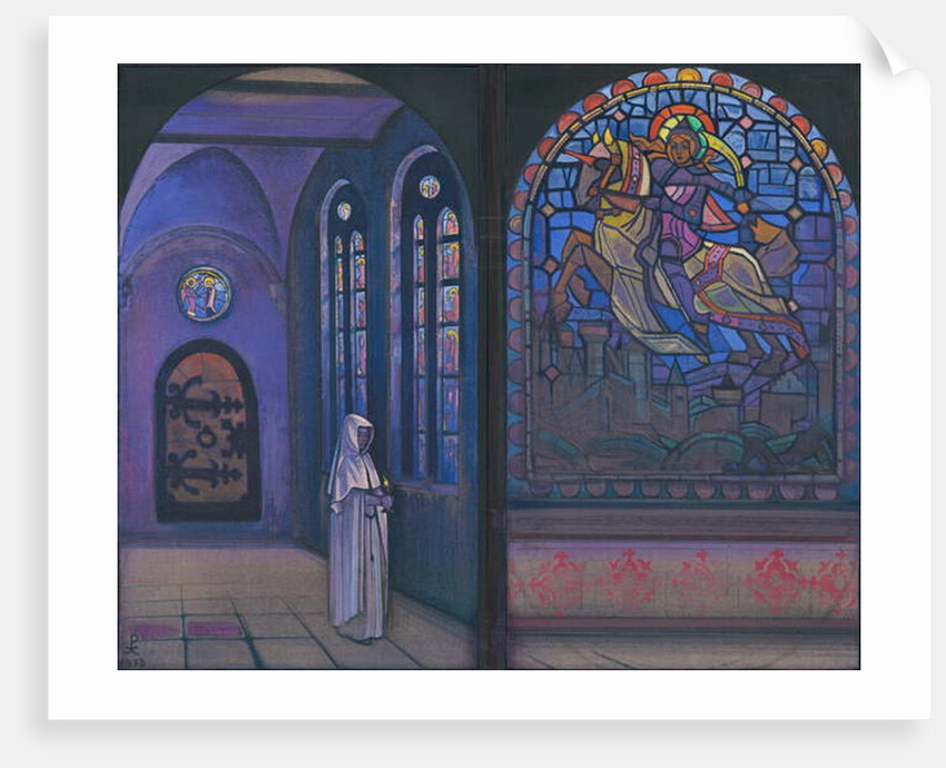 Glory to the Hero, diptych, 1933 by Nicholas Roerich