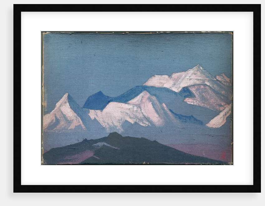 Himalayas, sketch, 1933 by Nicholas Roerich