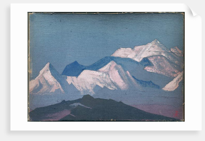 Himalayas, sketch, 1933 by Nicholas Roerich