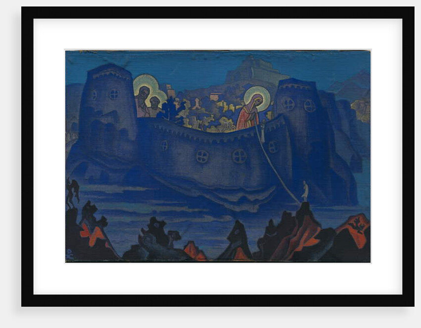 Madonna Laboris, sketch, 1933 by Nicholas Roerich