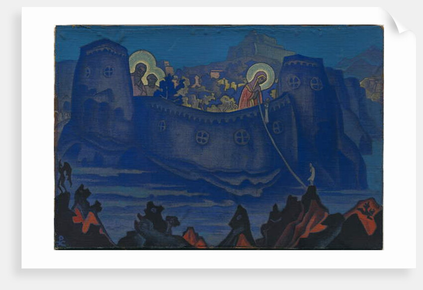 Madonna Laboris, sketch, 1933 by Nicholas Roerich
