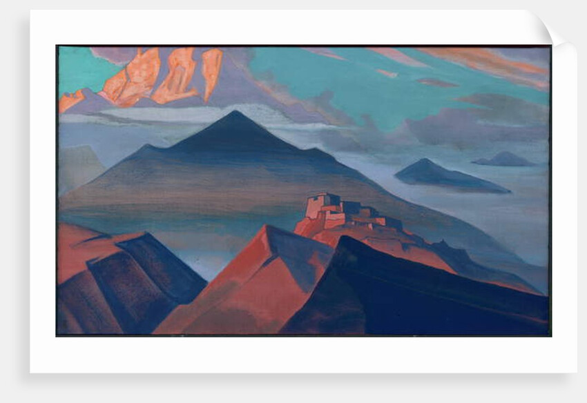 Tent Mountain, 'Holy Mountains' series, 1933 by Nicholas Roerich