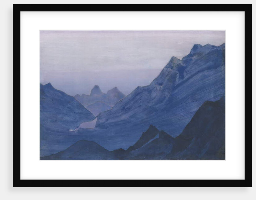 Himalayas, album leaf, 1934 by Nicholas Roerich