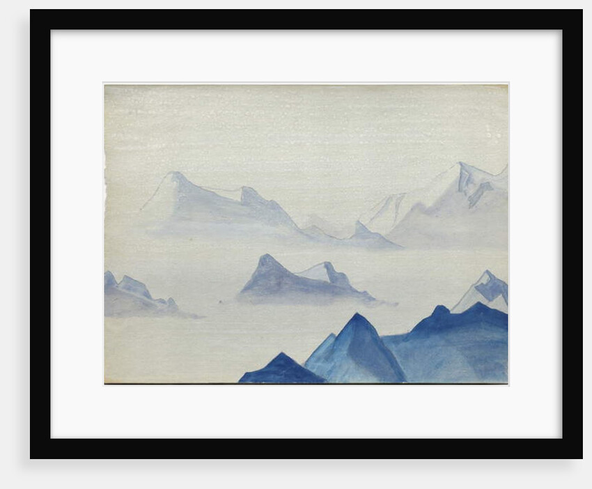 Himalayas, album leaf, 1933/34 by Nicholas Roerich