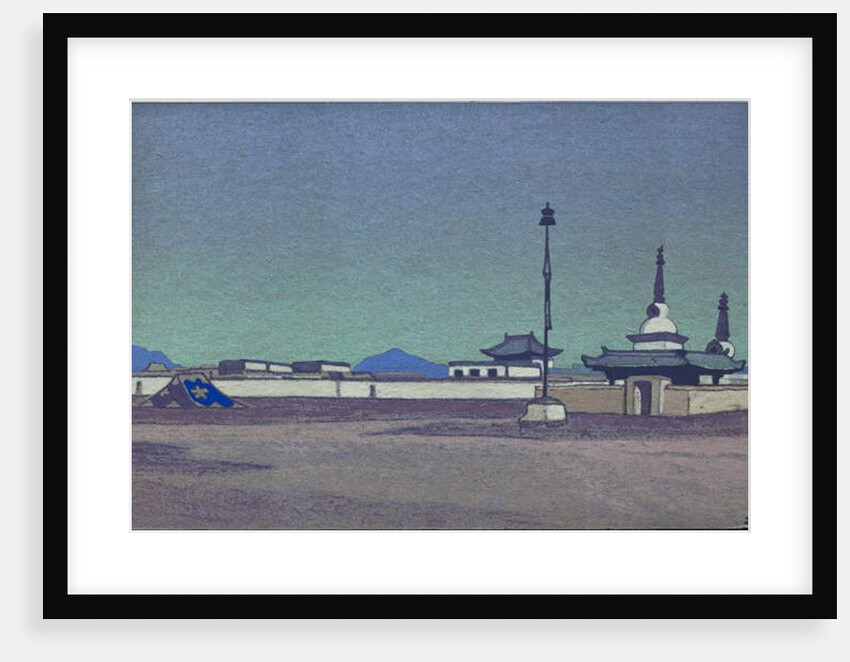 Batukhalka, Capital of Inner Mongolia, 1936 by Nicholas Roerich
