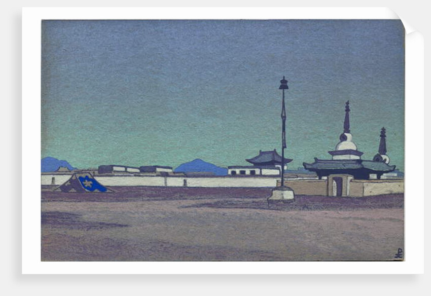 Batukhalka, Capital of Inner Mongolia, 1936 by Nicholas Roerich