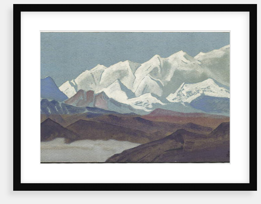 Himalayas, Kanchenjunga Range, 1936 by Nicholas Roerich