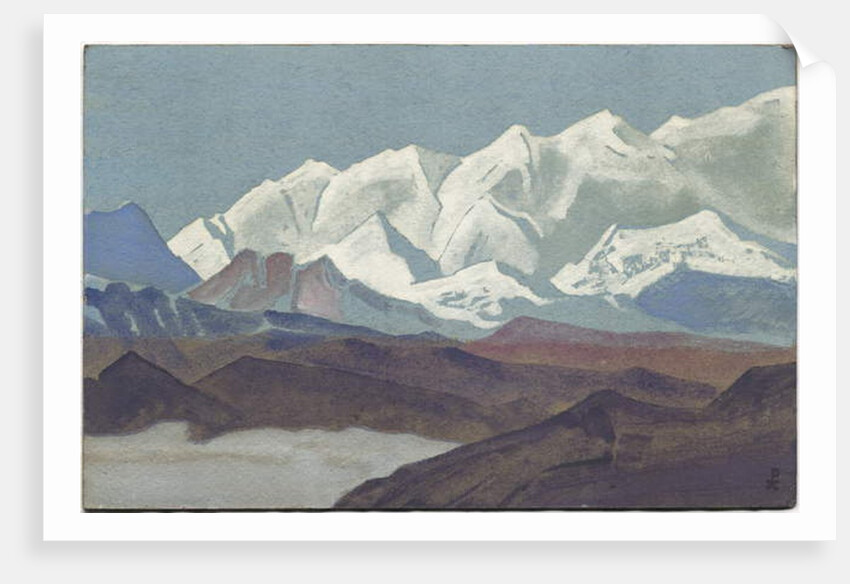 Himalayas, Kanchenjunga Range, 1936 by Nicholas Roerich