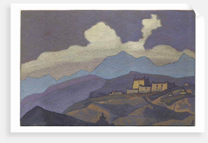 Monastery in Tsang Province, Tibet, 1936 by Nicholas Roerich