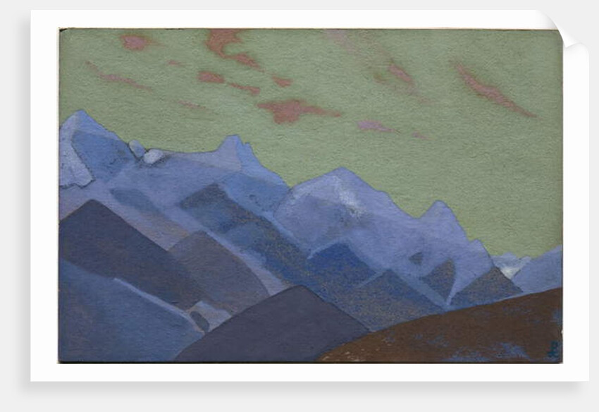 Mountain Range, Approach to Everest, 1936 by Nicholas Roerich