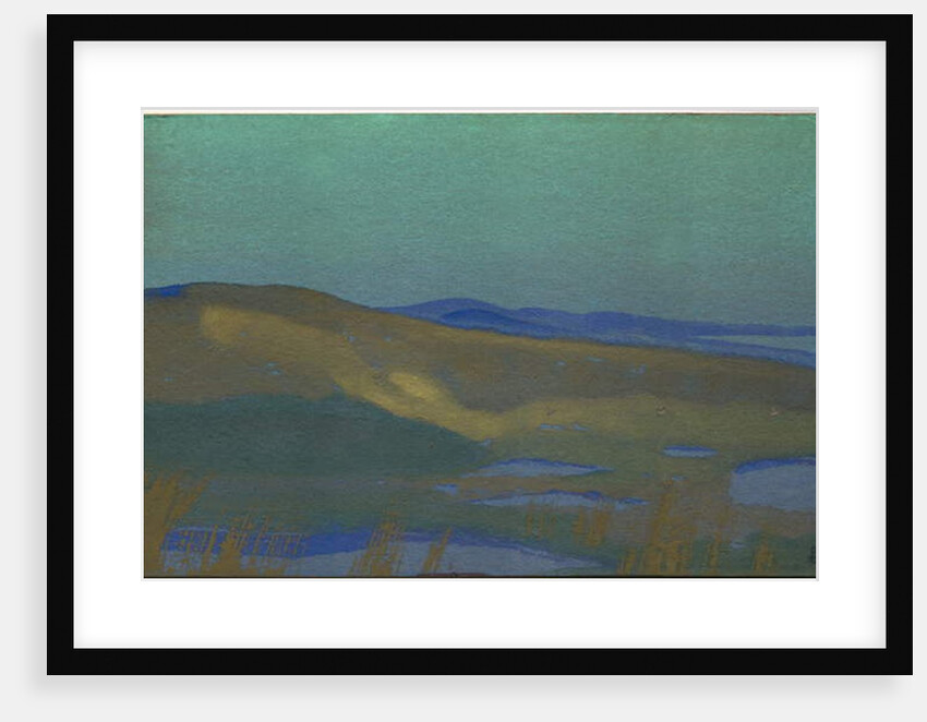 Swamps of Tsaidam, 1936 by Nicholas Roerich