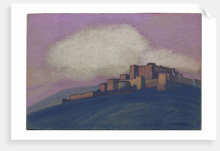 Tibetan Fortress, 1936 by Nicholas Roerich