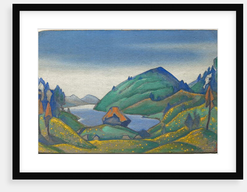 Décor for Stravinsky's ballet 'Le Sacre du Printemps', 1944 by Nicholas Roerich