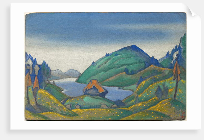 Décor for Stravinsky's ballet 'Le Sacre du Printemps', 1944 by Nicholas Roerich