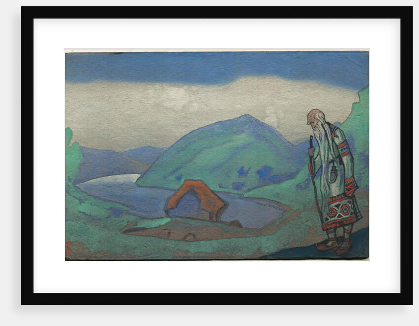 The Sage, décor and costume design for Stravinsky's ballet 'Le Sacre du Printemps', 1944 by Nicholas Roerich