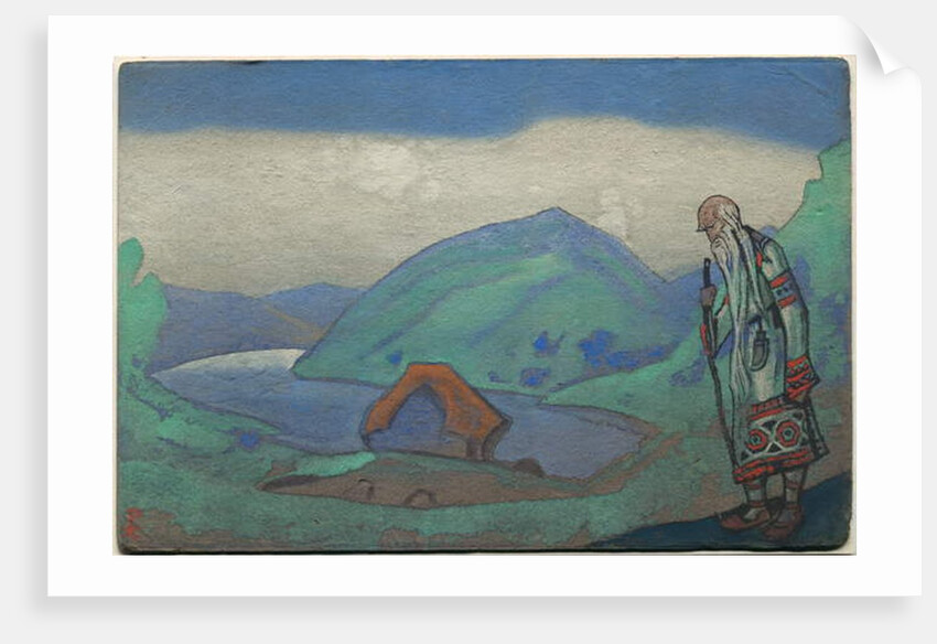 The Sage, décor and costume design for Stravinsky's ballet 'Le Sacre du Printemps', 1944 by Nicholas Roerich