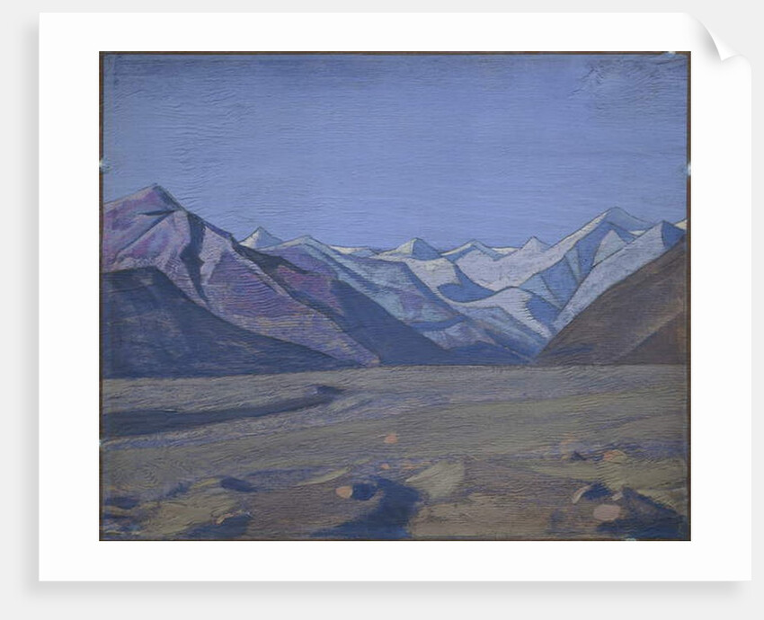 From Kurul towards the Karakorum Chain, 1926 by Nicholas Roerich