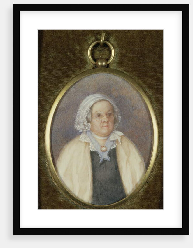 Oval portrait of Mrs Mary Reibey by Australian School