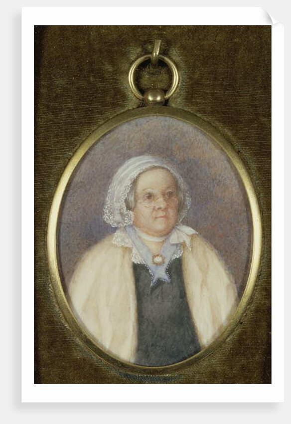 Oval portrait of Mrs Mary Reibey by Australian School