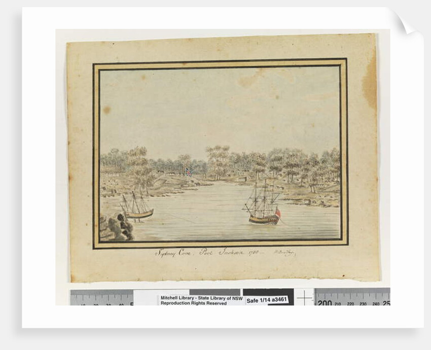 Opp. p. 84. `Sydney Cove, Port Jackson. 1788', c.1802 by William Bradley
