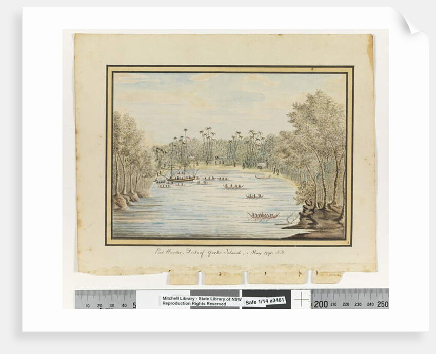 Opp. p. 260. Port Hunter, Duke of York's Island, May 1791, c.1802 by William Bradley