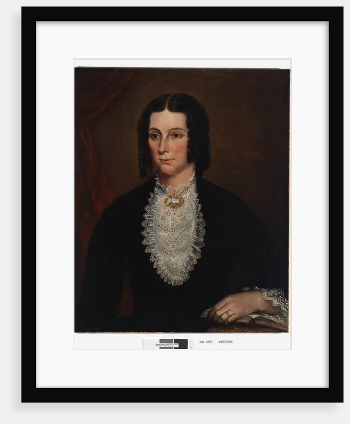 Portrait of Sarah Scarvell, nee Redmond, 1855 by Richard Noble