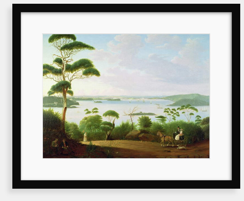 Sydney Harbour looking towards Sydney, 1848 by Jacob Janssen