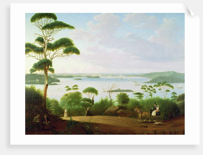 Sydney Harbour looking towards Sydney, 1848 by Jacob Janssen