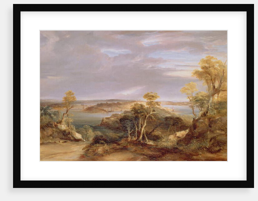 Sydney and Botany Bay from the North Shore, 1840 by Conrad Martens